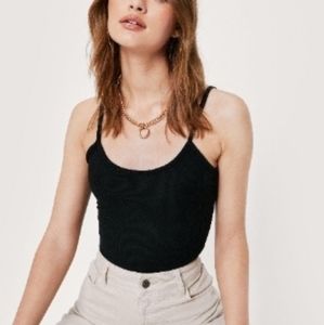 NASTY GAL HIGH LEG BODY SUIT